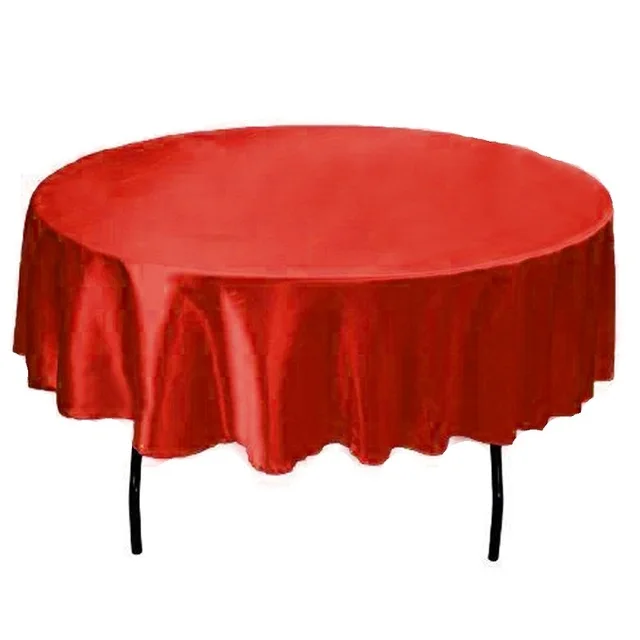 Circular 145 cm (57 inches) satin tablecloth for wedding, birthday, Christmas party, solid color table cover, circular tableclot
Circular 145 cm (57 inches) satin tablecloth for wedding, birthday, Christmas party, solid color table cover, circular tableclot