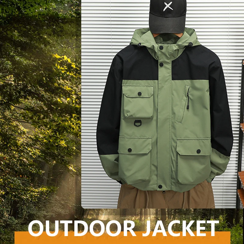 Men's Waterproof Hiking Jacket Multi-pocket Outdoor Hunting Trekking Running Camping Coat Windproof Windbreaker streetwear
Men's Waterproof Hiking Jacket Multi-pocket Outdoor Hunting Trekking Running Camping Coat Windproof Windbreaker streetwear