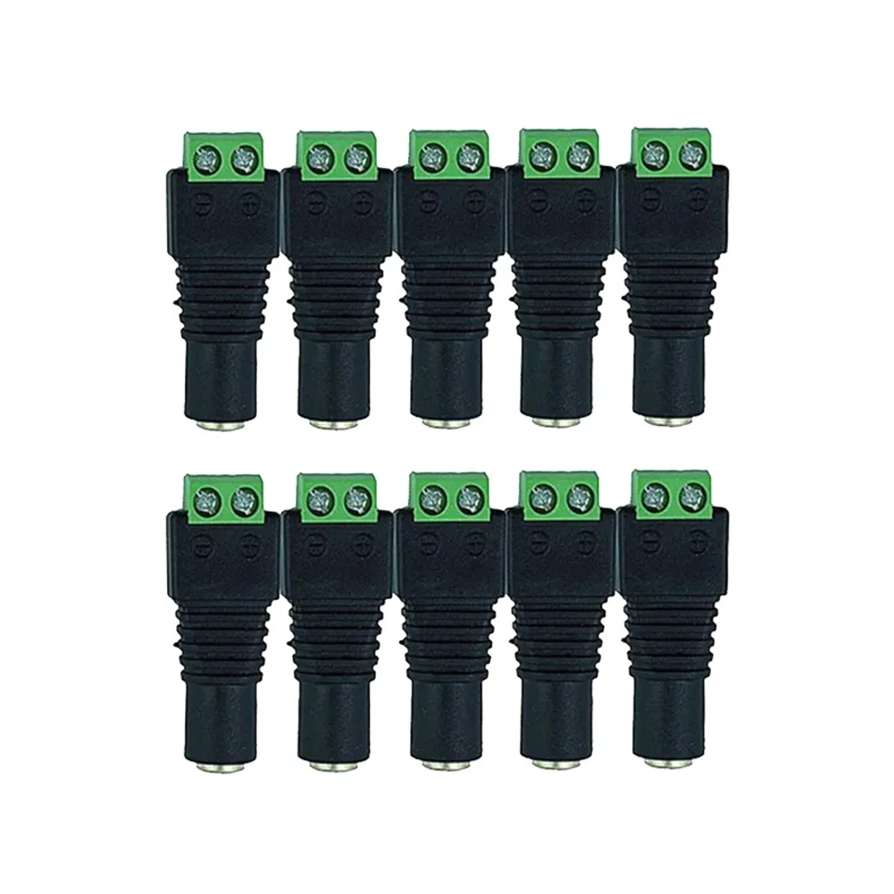 Convenient and Reliable Female DC Connectors 10pcs 5 5mm*2 1mm DC Power Connector for LED Strip Light Durable Material
Convenient and Reliable Female DC Connectors 10pcs 5 5mm*2 1mm DC Power Connector for LED Strip Light Durable Material