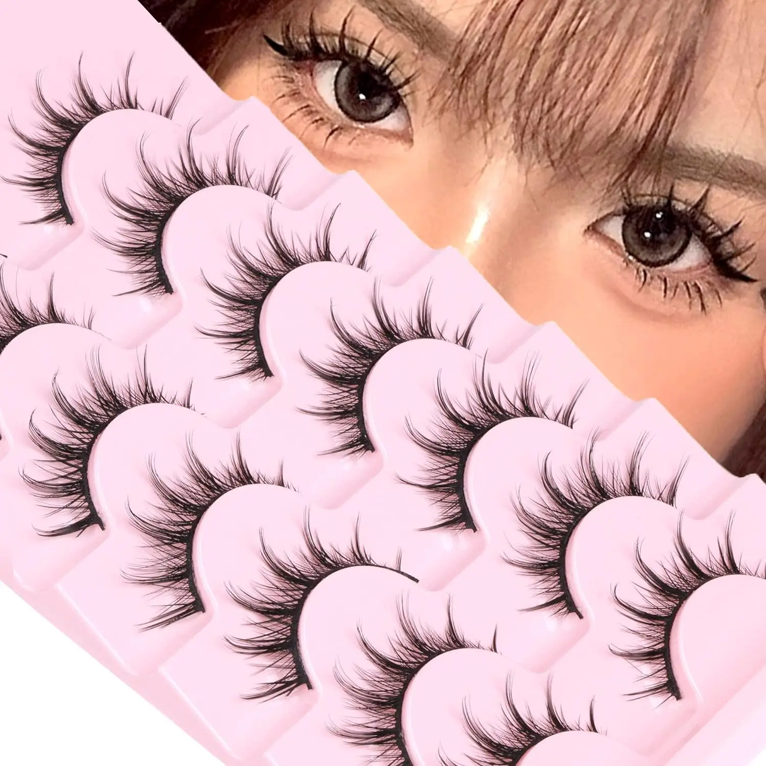 Manga Lashes Natural Look False Eyelashes Anime Lashes Mink Wispy Fluffy Spiky 3D Volume Eyelashes Pack Cosplay Fake Eyelashes
Manga Lashes Natural Look False Eyelashes Anime Lashes Mink Wispy Fluffy Spiky 3D Volume Eyelashes Pack Cosplay Fake Eyelashes