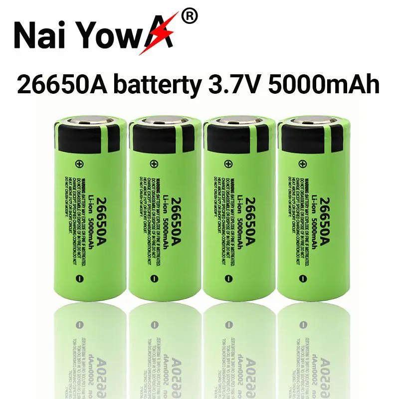 Original 26650A 3.7V 5000mAh Battery High Capacity 26650 20A Power Battery Lithium Ion Rechargeable Battery for Toy Flashlight·
Original 26650A 3.7V 5000mAh Battery High Capacity 26650 20A Power Battery Lithium Ion Rechargeable Battery for Toy Flashlight·
