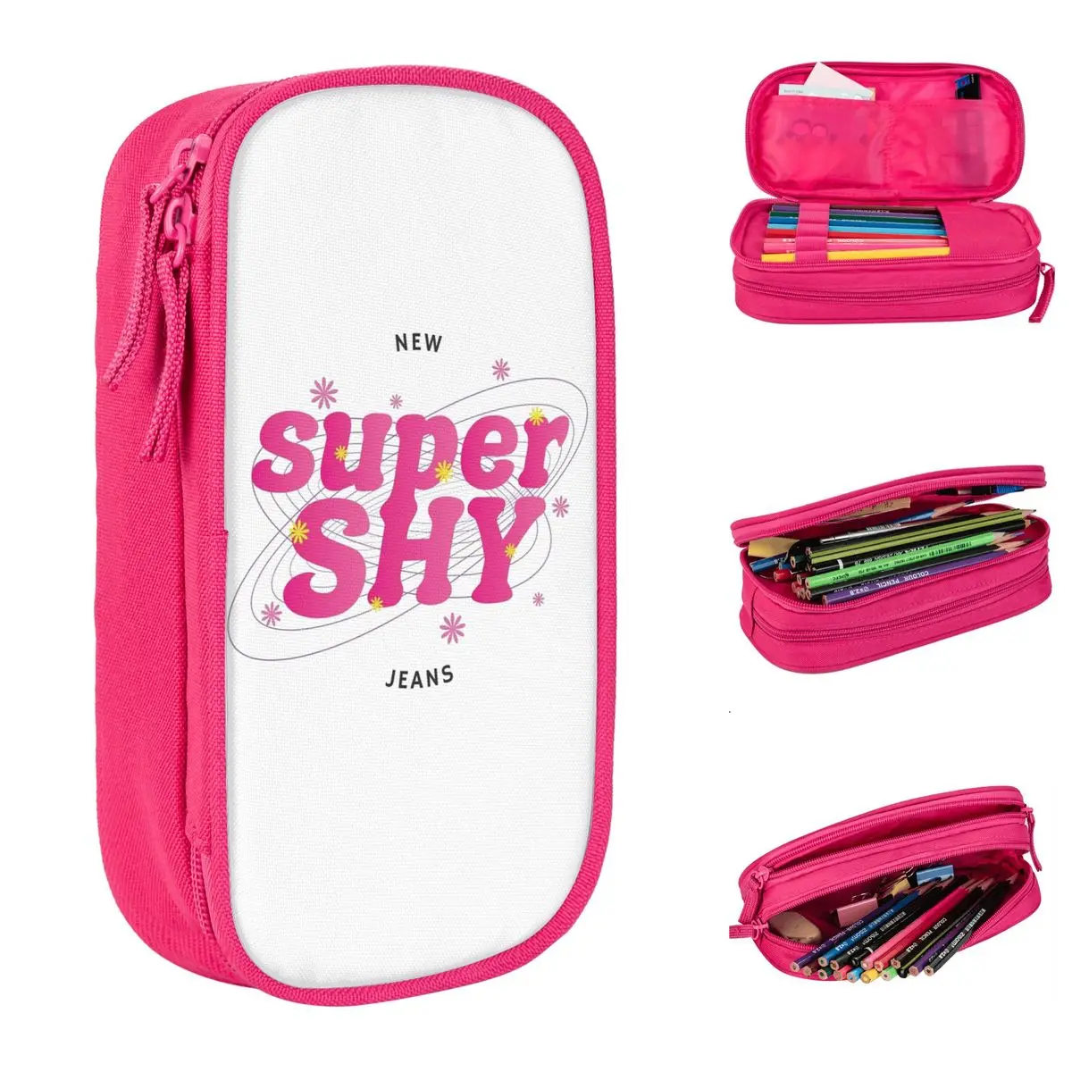 Новые джинсы NEWJEANS Super Shy Kpop, новые джинсы, стильные карандаши большой вместимости, офисные принадлежности, пенал для певицы
Новые джинсы NEWJEANS Super Shy Kpop, новые джинсы, стильные карандаши большой вместимости, офисные принадлежности, пенал для певицы
