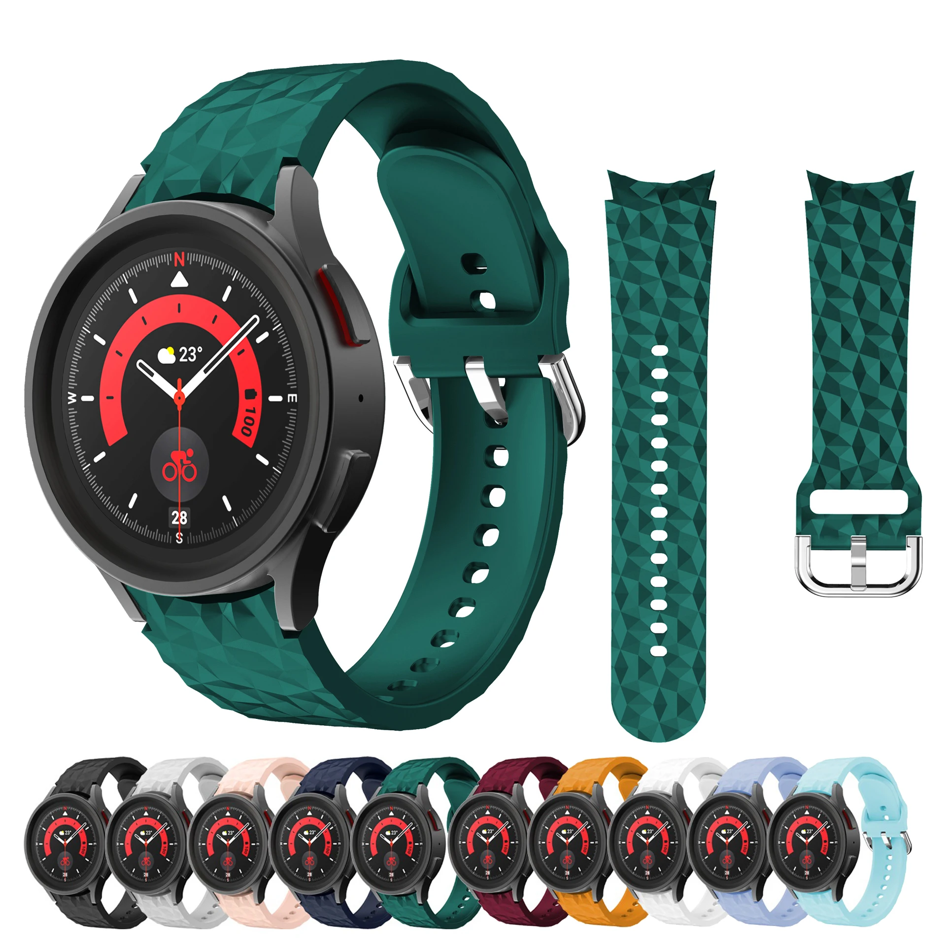 Sports Silicone Strap For Samsung Galaxy Watch 5/4 44mm 40mm Watch 4 classic 46mm 42mm Bracelet Galaxy Watch 5 pro 45mm Band
Sports Silicone Strap For Samsung Galaxy Watch 5/4 44mm 40mm Watch 4 classic 46mm 42mm Bracelet Galaxy Watch 5 pro 45mm Band