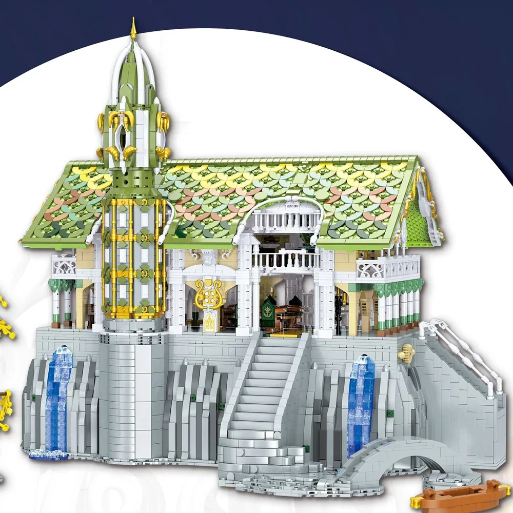 5836PCS Tower of Power Building Blocks The Valley Twilight Model Desktop Decoration Brick Puzzle Toys for Children Kids Gift 5836PCS Tower of Power Building Blocks The Valley Twilight Model Desktop Decoration Brick Puzzle Toys for Children Kids Gift