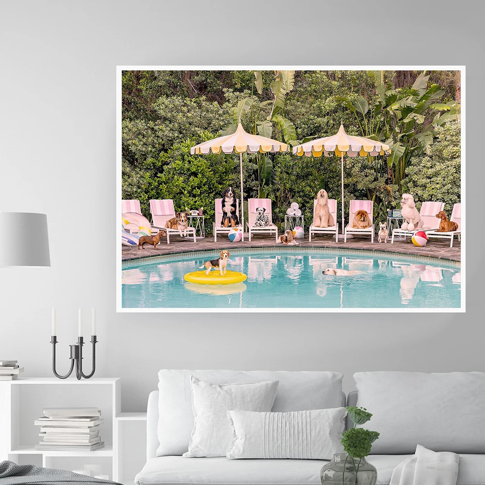 Summer Swim Abstract Wall Art Prints Nordic Poster Funny Dogs Swimming Pool Canvas Painting Picture for Living Room Home Decor 
Summer Swim Abstract Wall Art Prints Nordic Poster Funny Dogs Swimming Pool Canvas Painting Picture for Living Room Home Decor