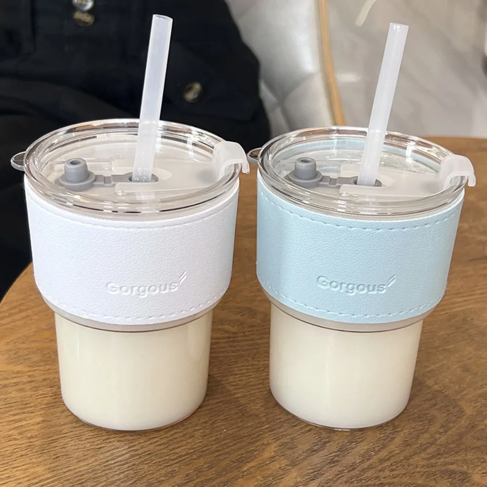 400ml Creative Water Bottle New Transparent with Lid Straw Cup with Straw Coffee Mug Beer
400ml Creative Water Bottle New Transparent with Lid Straw Cup with Straw Coffee Mug Beer