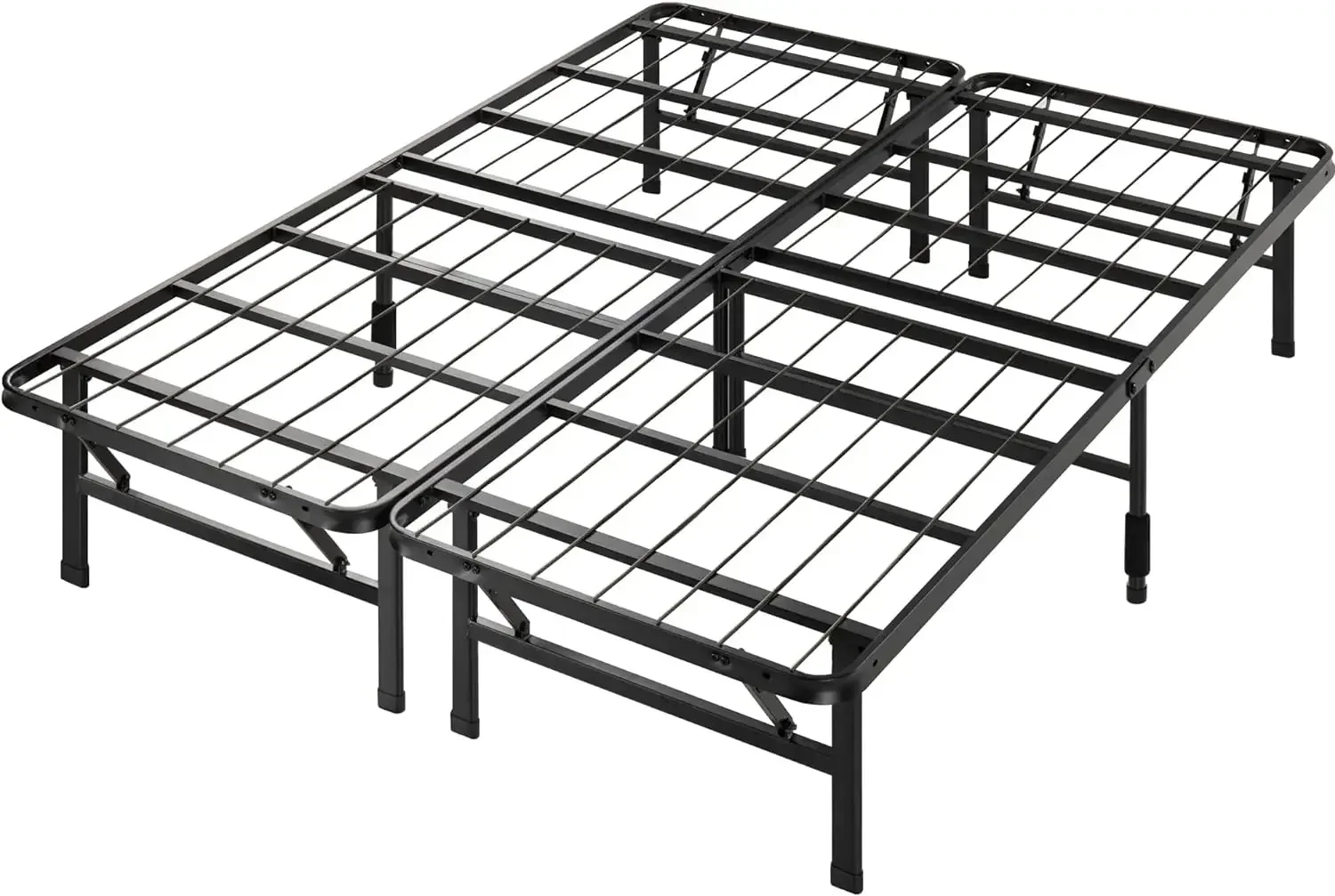 Queen Size Tool-Free Assembly Mattress Foundation, 14 Inch Metal Platform Bed Frame, No Box Spring Needed, Sturdy Steel
Queen Size Tool-Free Assembly Mattress Foundation, 14 Inch Metal Platform Bed Frame, No Box Spring Needed, Sturdy Steel