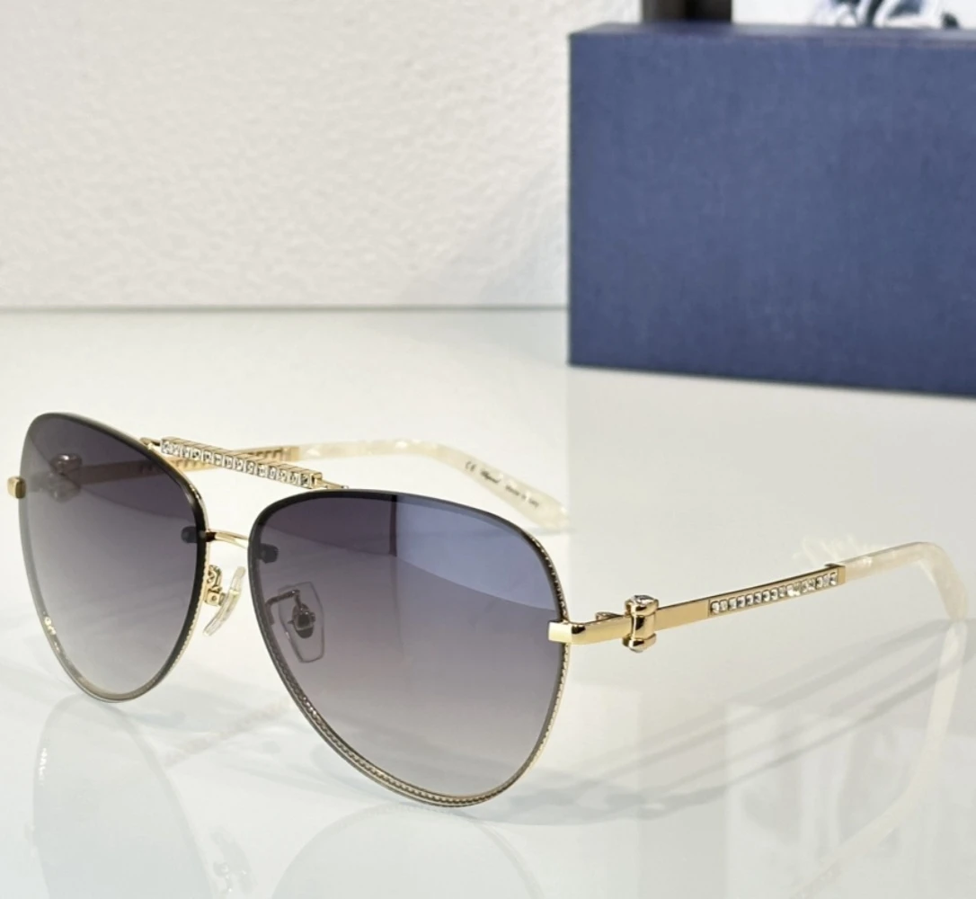 

Sun Glasses Women Female Alloy Pilot Sunglasses For Man and Women Luxury Brand SCHF10S Sunglasses Shades With Original Case