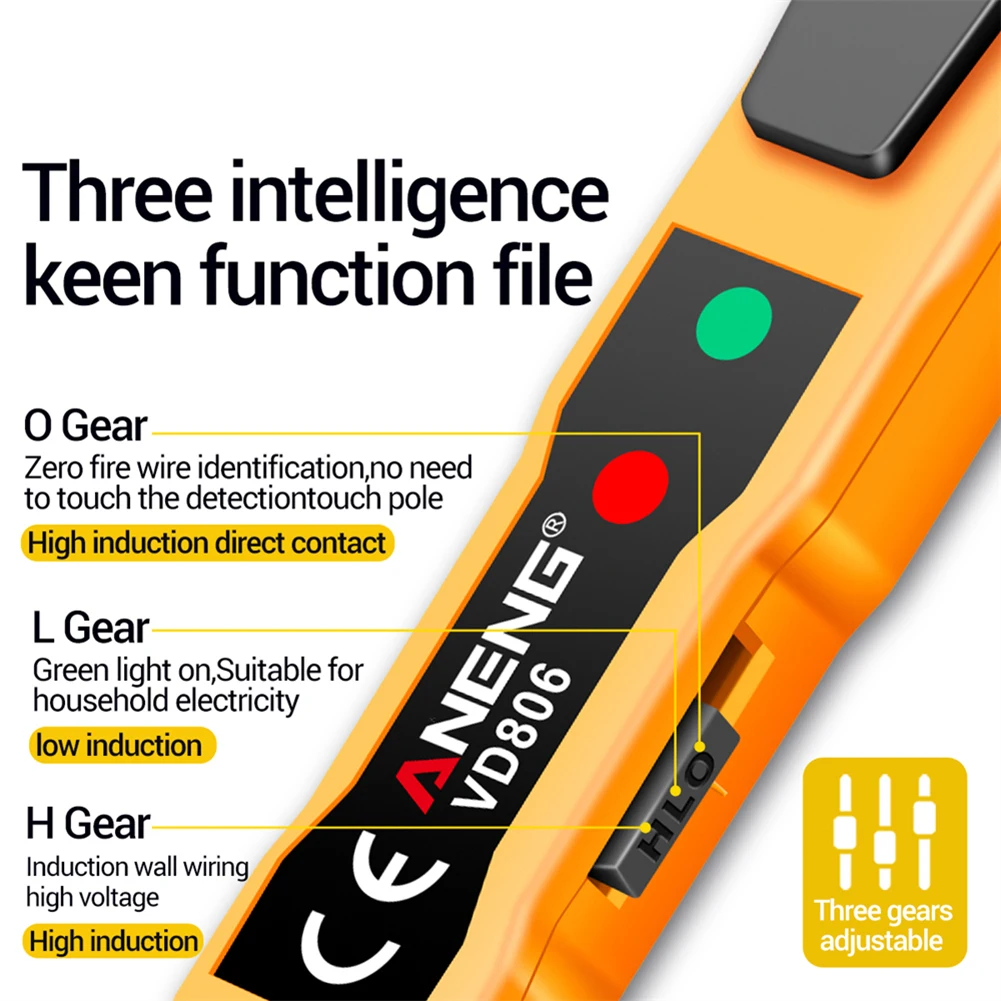 1pc Measuring Pencil AG13 Battery Power Electric Voltage Tester For Testing H/L/O Gear Button Function Yellow+Grey
1pc Measuring Pencil AG13 Battery Power Electric Voltage Tester For Testing H/L/O Gear Button Function Yellow+Grey