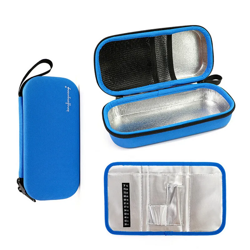 Portable EVA Insulin Cooler Bag Ice Pack Drugs Diabetic Insulin Travel Case Cooler Pill Box Aluminum Foil Ice Bag Bolsa Termica
Portable EVA Insulin Cooler Bag Ice Pack Drugs Diabetic Insulin Travel Case Cooler Pill Box Aluminum Foil Ice Bag Bolsa Termica