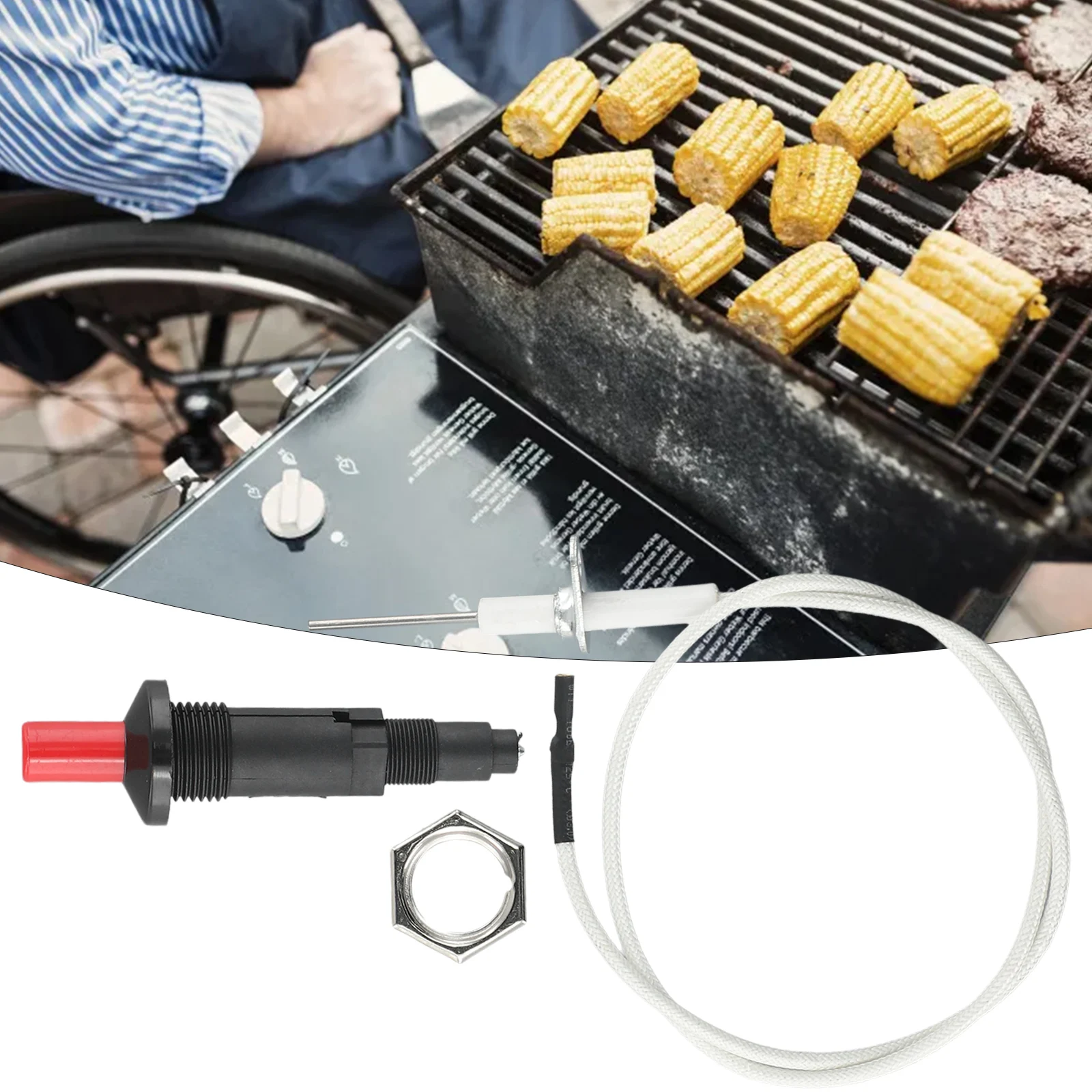 Universal Piezo Spark Ignition Set With Cable Long Push Button Kitchen Lighters For Gas Grill BBQ Home Appliance Accessories
Universal Piezo Spark Ignition Set With Cable Long Push Button Kitchen Lighters For Gas Grill BBQ Home Appliance Accessories