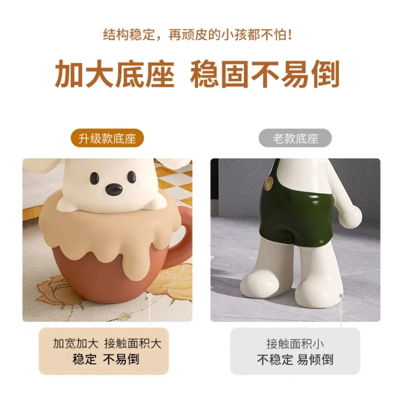 Ins Style Cartoon Teacup Dog Next To Sofa Bedside Table Living Room TV Cabinet Shelf Floor-standing Ornaments Home Decoration Ins Style Cartoon Teacup Dog Next To Sofa Bedside Table Living Room TV Cabinet Shelf Floor-standing Ornaments Home Decoration