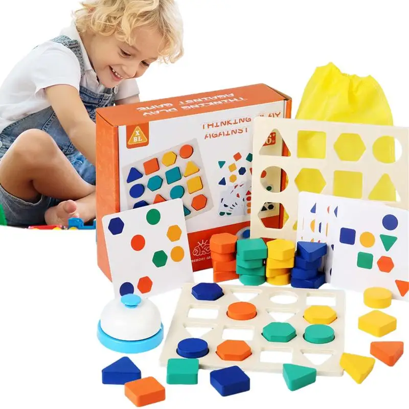 

Пазлы деревянные для малышей 1-3, Обучающие игрушки Монтессори для дошкольного обучения, детские головоломки в форме искусственных элементов