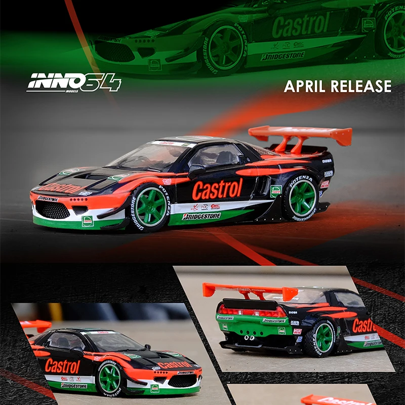 INNO 1:64 Model Car NSX (NA1) Rocket Bunny V2 AERO CASTROL Concept Alloy Die-cast Vehicle
INNO 1:64 Model Car NSX (NA1) Rocket Bunny V2 AERO CASTROL Concept Alloy Die-cast Vehicle