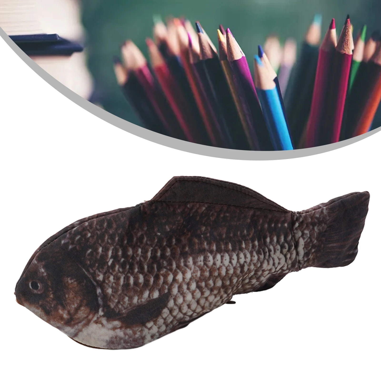 School Supplies Pencil Case 30x13cm Fish Shape Pen Bag Gift For Boys Girls For Their Day Of School Naturalness
School Supplies Pencil Case 30x13cm Fish Shape Pen Bag Gift For Boys Girls For Their Day Of School Naturalness