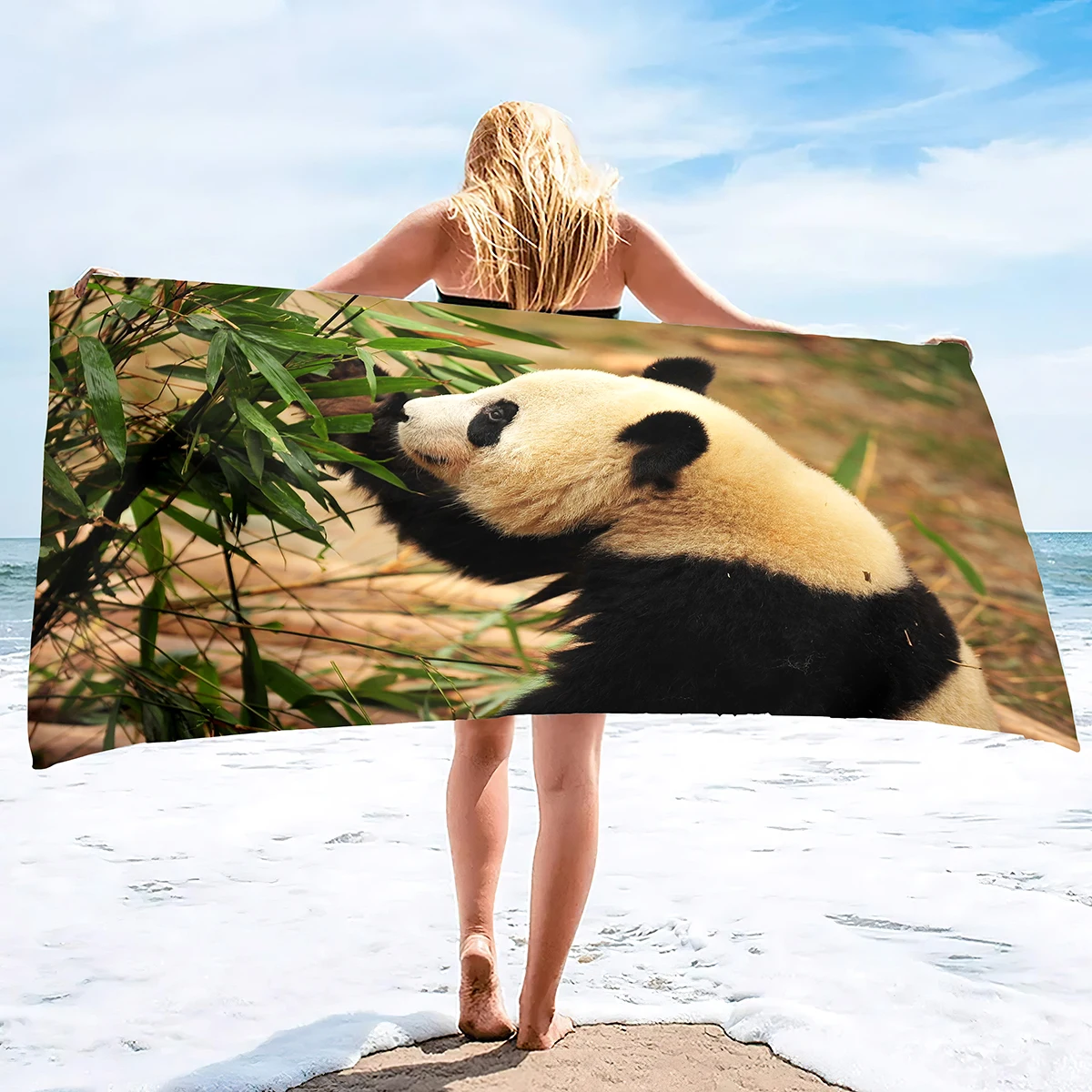 Microfiber Beach Towel,Panda Print Lightweight Quick-Dry Bath Towels Sand Free Beach Towels Light Travel Blanket Soft Bath Towel
Microfiber Beach Towel,Panda Print Lightweight Quick-Dry Bath Towels Sand Free Beach Towels Light Travel Blanket Soft Bath Towel