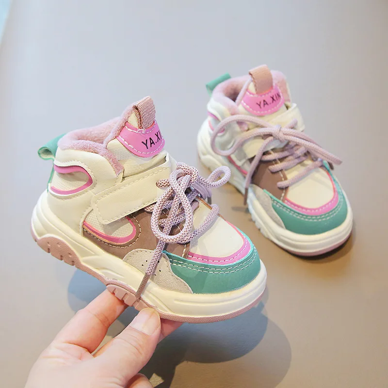 Girl Child Sport Shoe Winter New Breathable Basketball Sneakers for Boy Fashion Non-slip Warm Kids Outdoor Running Cotton Shoes
Girl Child Sport Shoe Winter New Breathable Basketball Sneakers for Boy Fashion Non-slip Warm Kids Outdoor Running Cotton Shoes