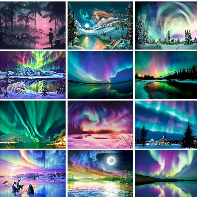 GATYZTORY Oil Painting By Numbers Colorful Sky Light Landscape Canvas Painting Diy Gift Handiwork Picture Paint Easy For Adults
GATYZTORY Oil Painting By Numbers Colorful Sky Light Landscape Canvas Painting Diy Gift Handiwork Picture Paint Easy For Adults