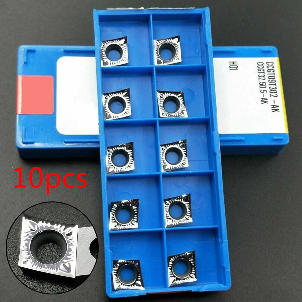 10pcs CCGT09T302-AK H01 Blade CCGT32.50.5 CNC Carbide Insert Indexable Inserts Blades Turning Tool For Aluminum Alloy
10pcs CCGT09T302-AK H01 Blade CCGT32.50.5 CNC Carbide Insert Indexable Inserts Blades Turning Tool For Aluminum Alloy