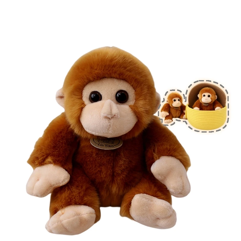 Simulation Monkey Dolls Kawaii 17cm Lifelike Plush Toys Super Soft Wild Animals Children Kids Funny Birthday Gifts Home Decor
Simulation Monkey Dolls Kawaii 17cm Lifelike Plush Toys Super Soft Wild Animals Children Kids Funny Birthday Gifts Home Decor
