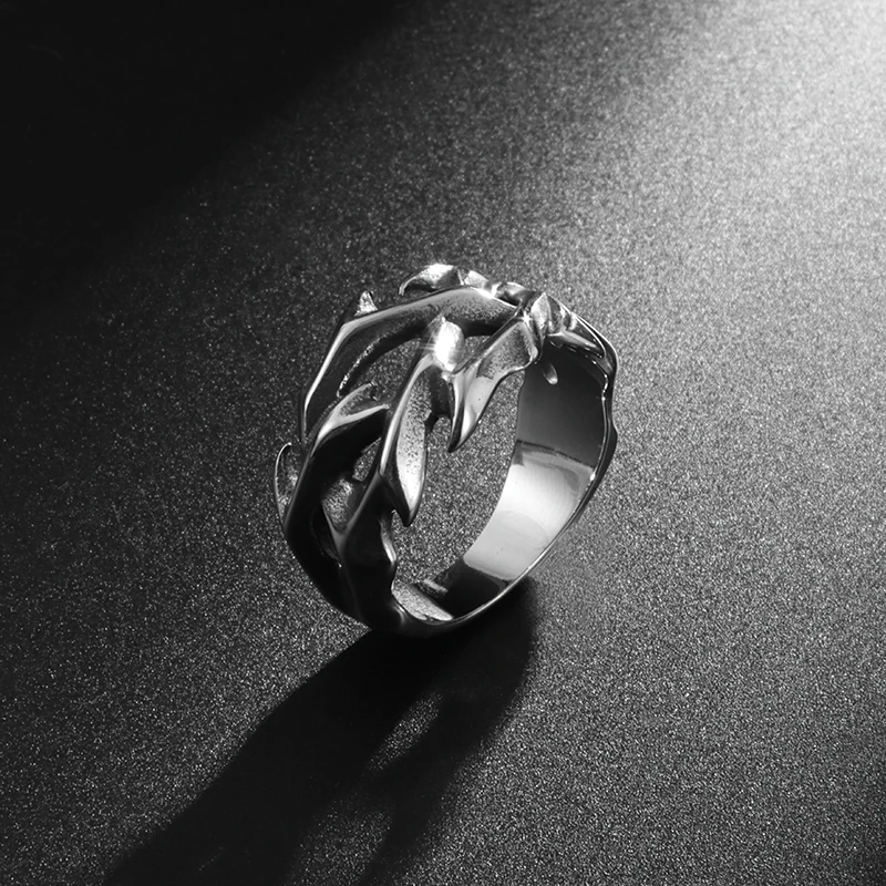 Creative Design Fine Silver Thorn Fence Ring for Men and Women Personality Fashion Street Party Jewelry Accessories
Creative Design Fine Silver Thorn Fence Ring for Men and Women Personality Fashion Street Party Jewelry Accessories