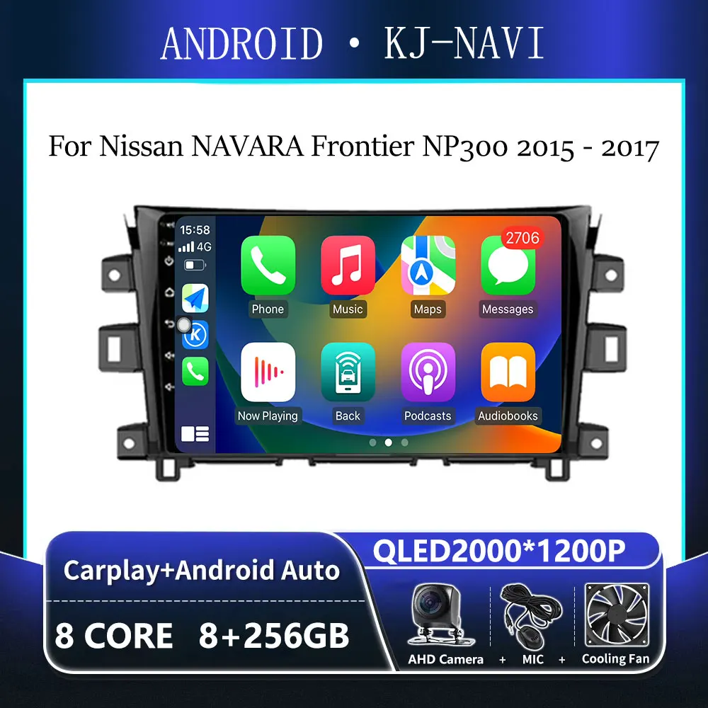 Автомобильный радиоприемник 9 дюймов для Nissan NAVARA Frontier NP300 2015 - 2017 Android 14, мультимедийный плеер с GPS-навигацией, беспроводной Carplay 4G LTE
Автомобильный радиоприемник 9 дюймов для Nissan NAVARA Frontier NP300 2015 - 2017 Android 14, мультимедийный плеер с GPS-навигацией, беспроводной Carplay 4G LTE