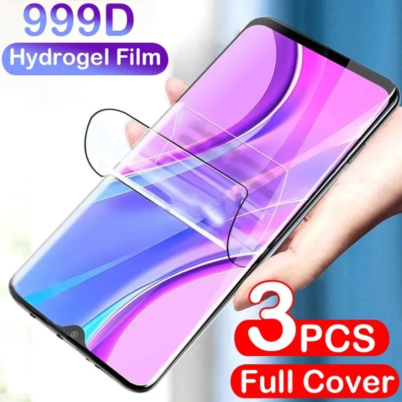 

3Pcs Hydrogel Film Screen Protector For Xiaomi Redmi 10 Prime 9 9A 9T 9C 9AT 9i K40 Note 10 9 Pro 10T 10S 9S T