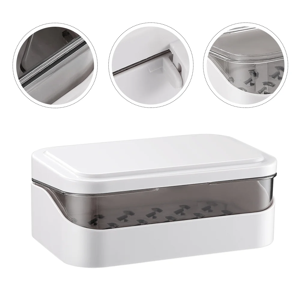 2 Pcs Soap Holder Box Container Plastic Tray Dish Storage Draining Rack White Clamshell Travel
2 Pcs Soap Holder Box Container Plastic Tray Dish Storage Draining Rack White Clamshell Travel