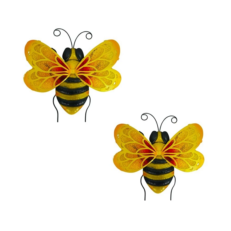 2PCS Metal Bee Wall Art Bee Outdoor Decor Hanging Garden Wall Decor Outside Bee Glass Sculpture Decorations Easy Install
2PCS Metal Bee Wall Art Bee Outdoor Decor Hanging Garden Wall Decor Outside Bee Glass Sculpture Decorations Easy Install