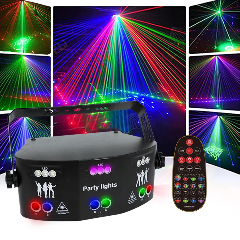 15 EYE RGB Disco DJ Beam Laser Lights Projector DMX Remote Strobe Stage Lighting Effect Xmas Party Holiday Bar Halloween Lamp
15 EYE RGB Disco DJ Beam Laser Lights Projector DMX Remote Strobe Stage Lighting Effect Xmas Party Holiday Bar Halloween Lamp