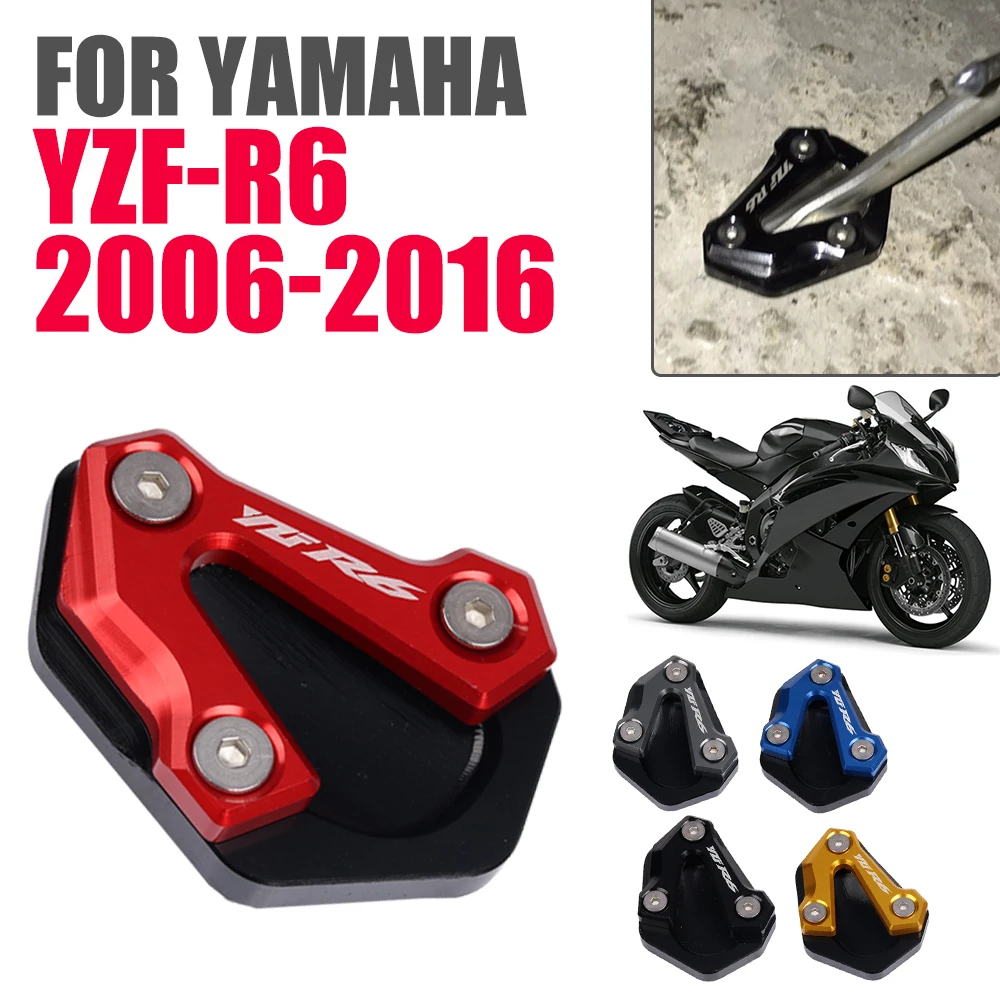 For YAMAHA YZF R6 YZFR6 2006 - 2016 Motorcycle Kickstand Sidestand Side Stand Extension Enlarger Pad Foot Shelf Support Plate
For YAMAHA YZF R6 YZFR6 2006 - 2016 Motorcycle Kickstand Sidestand Side Stand Extension Enlarger Pad Foot Shelf Support Plate
