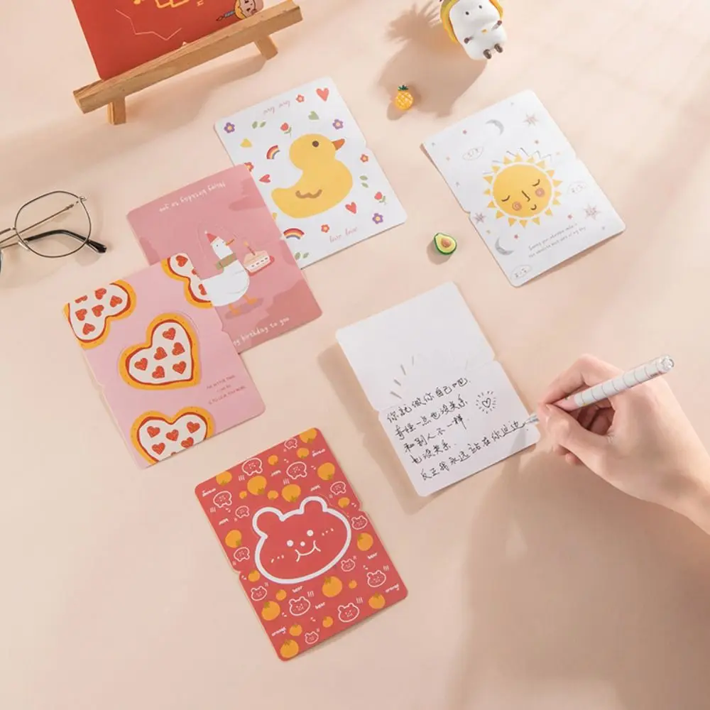 10pcs DIY Decoration Greeting Card Kawaii Handwriting Invitation Message Card Folding Blank Teacher's Day
10pcs DIY Decoration Greeting Card Kawaii Handwriting Invitation Message Card Folding Blank Teacher's Day