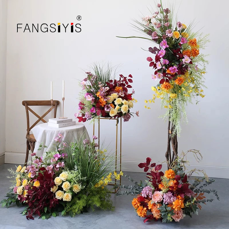 Rose orange colour green leaf Party Arch Hang Flower Wedding Backdrop Floor Arrangement Prop Table Centerpiece Deco flower ball
Rose orange colour green leaf Party Arch Hang Flower Wedding Backdrop Floor Arrangement Prop Table Centerpiece Deco flower ball
