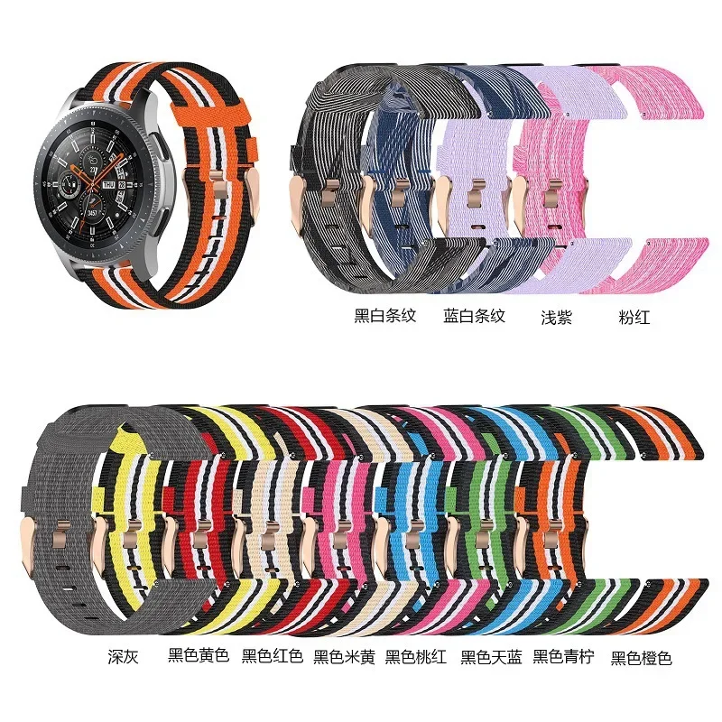 

18MM 20MM 22MM Nylon Strap For Ticwatch Pro/E2/S2 Smart Watch Quick Release Bands For TicWatch E Tic Watch 2 C2 Replace Correa