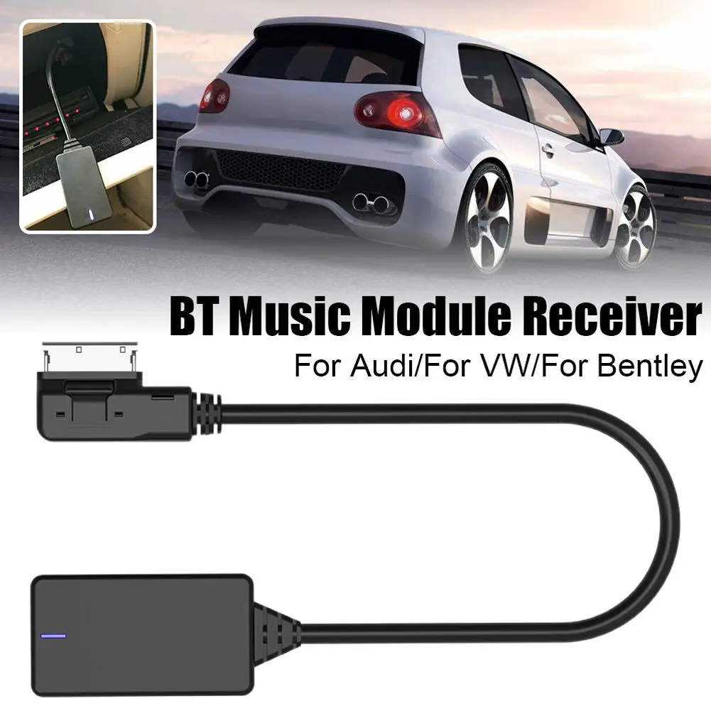 

AMI MMI MDI Интерфейс Bluetooth 5,0 аудио музыкальный вход адаптер AUX приемник Кабельный адаптер для Audi Q5 A7 S5 Q7 A6 A8 2023 E1F1