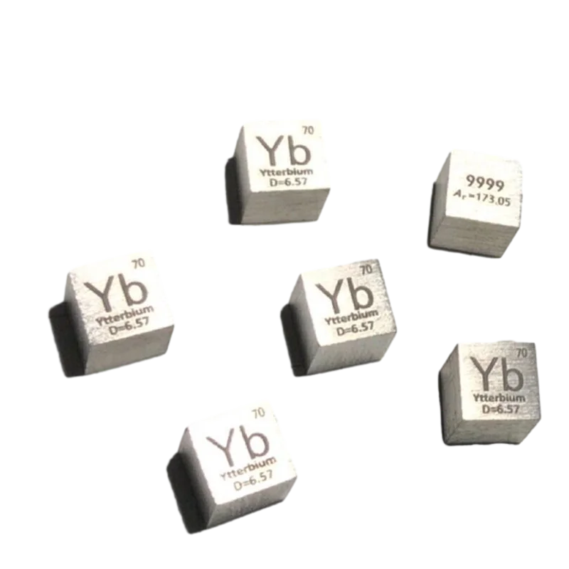 99.99% High Purity Ytterbium Metal Yb 6.5g Carved Element Periodic Table 10mm Cube
99.99% High Purity Ytterbium Metal Yb 6.5g Carved Element Periodic Table 10mm Cube