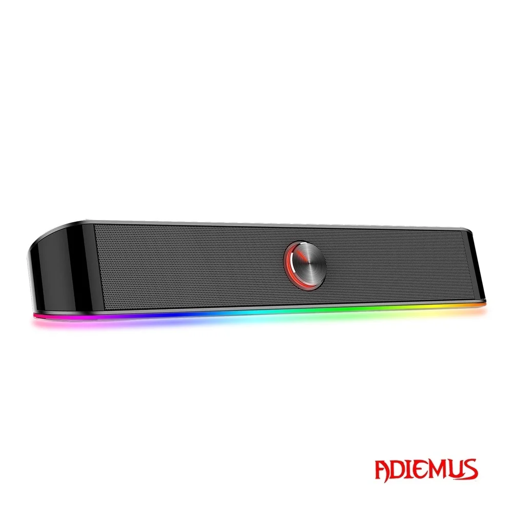 

New GS560 Adiemus aux 3.5mm stereo surround music smart RGB speakers column sound bar for computer PC notebook loudspeakers