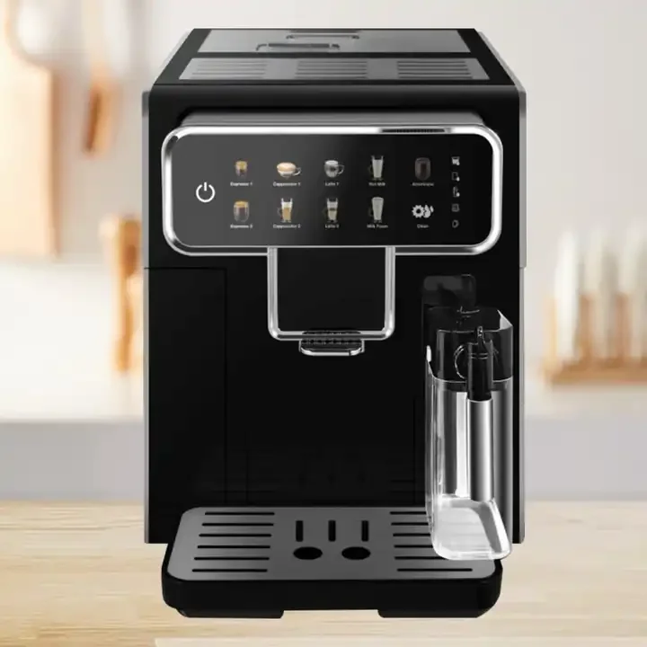 Household Fully Automatic Intelligent Touch Screen Control Espresso Coffee Maker Machine
Household Fully Automatic Intelligent Touch Screen Control Espresso Coffee Maker Machine