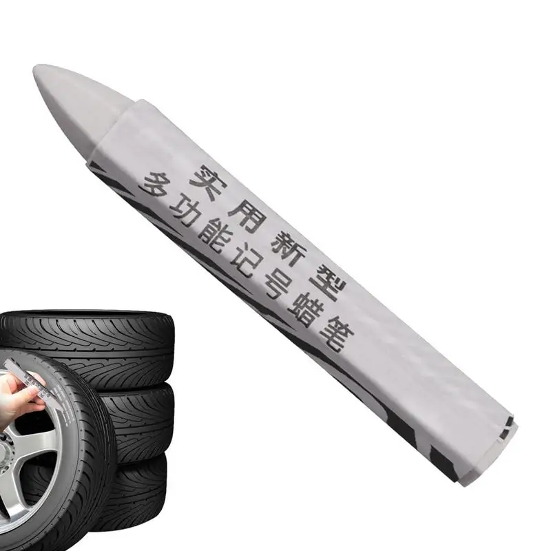 

Tire Marking Pen Oil Resistant Waterproof Crayon Marker Fade Resistant Tire Crayons For Stones Tiles Portable Marking Crayons