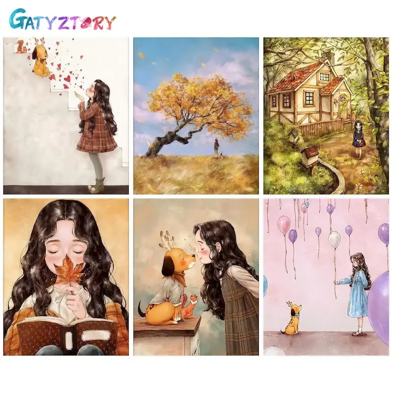 GATYZTORY DIY картины по номерам, лес, рисование на холсте, наборы для рисования по номерам, портрет, ручная роспись, картина, искусство, подарок для дома D
GATYZTORY DIY картины по номерам, лес, рисование на холсте, наборы для рисования по номерам, портрет, ручная роспись, картина, искусство, подарок для дома D