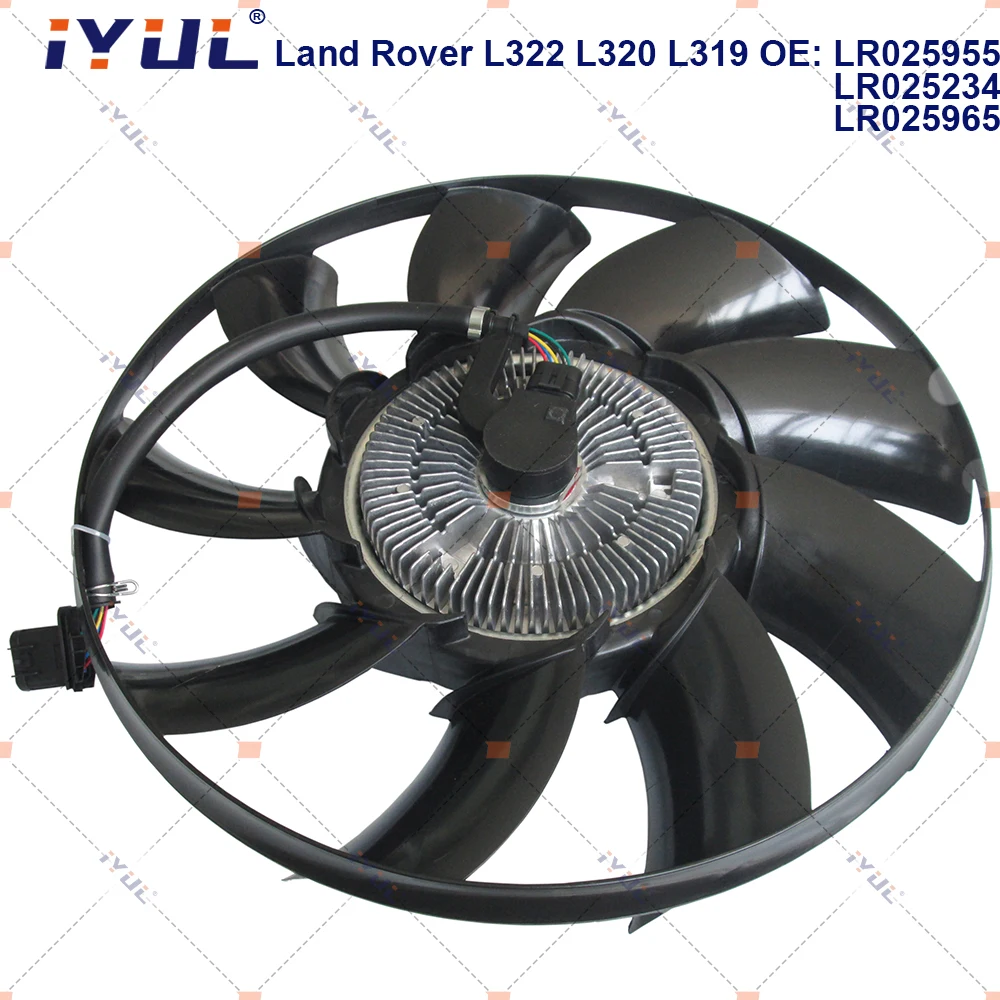 Вентилятор сцепления IYUL LR025955 для Land Rover Range Rover Evoque L322 L320 L319
Вентилятор сцепления IYUL LR025955 для Land Rover Range Rover Evoque L322 L320 L319