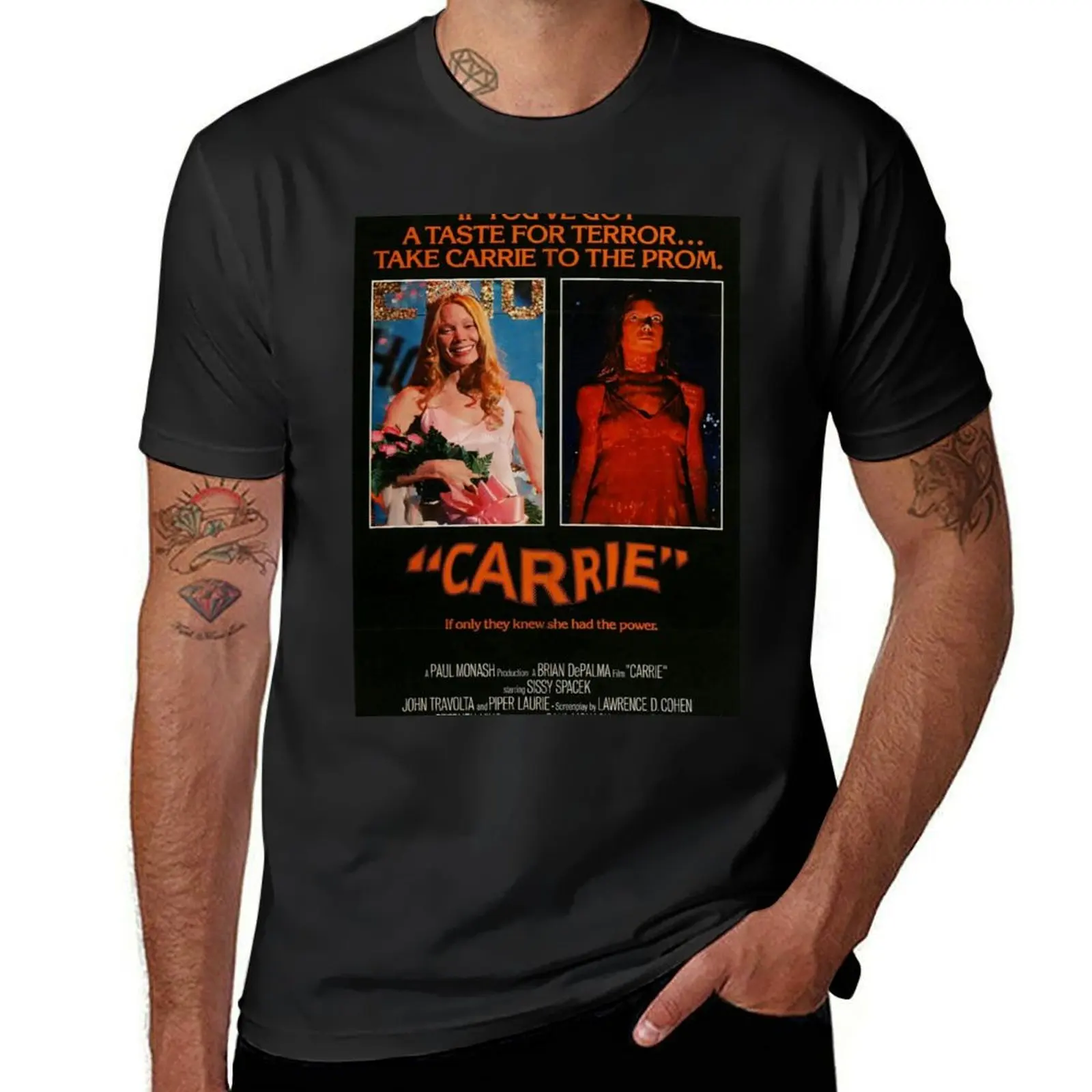 Футболка Carrie 1976 для мальчиков с принтом животных, большие размеры, дизайнерская мужская футболка
Футболка Carrie 1976 для мальчиков с принтом животных, большие размеры, дизайнерская мужская футболка