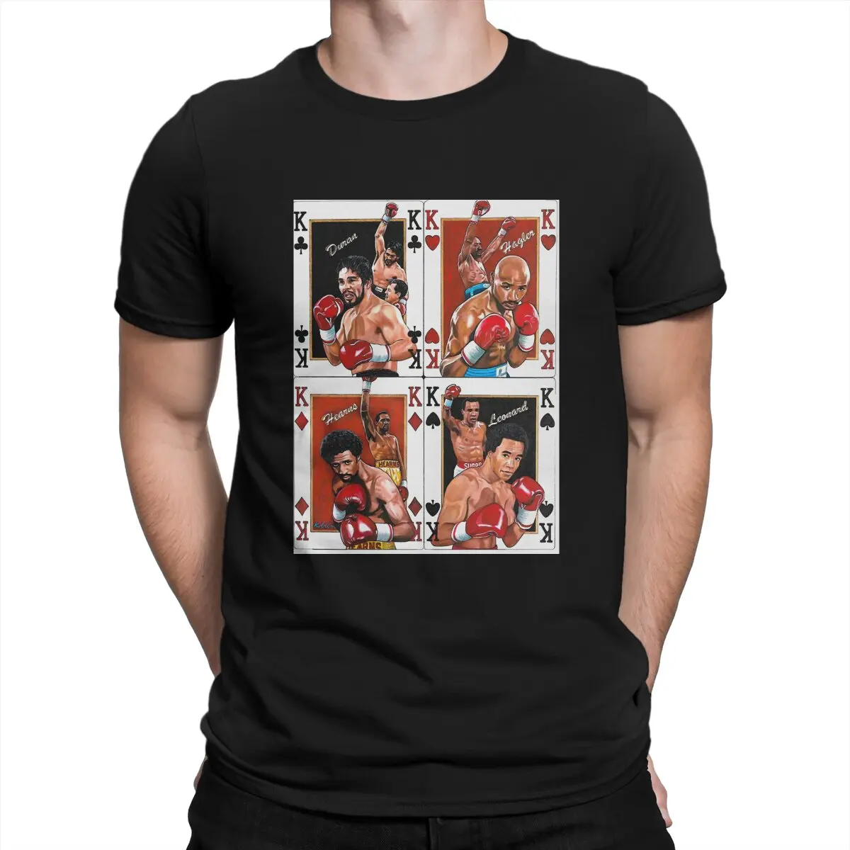 Футболки Four Kings Duran Hagler Hearns, леонарды, мужские американские боксеры среднего веса, хлопковые футболки с круглым вырезом
Футболки Four Kings Duran Hagler Hearns, леонарды, мужские американские боксеры среднего веса, хлопковые футболки с круглым вырезом