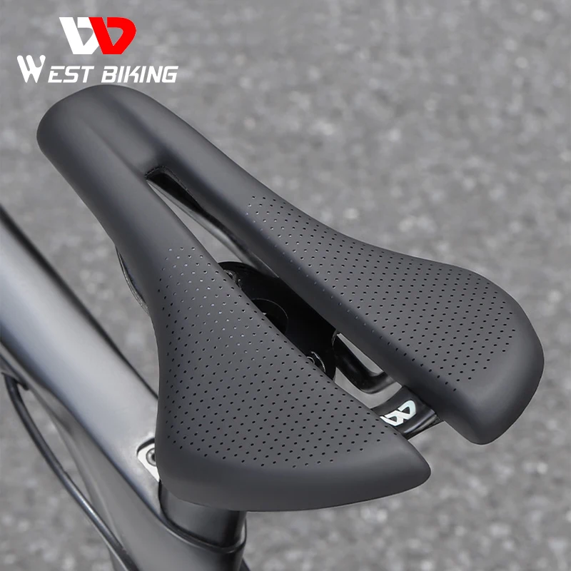 WEST BIKING Ultralight Carbon Fiber Speed Saddle Hollow Road Bike Seat Short Nose Racing Bike Saddle Triathlon Bike Accessories
WEST BIKING Ultralight Carbon Fiber Speed Saddle Hollow Road Bike Seat Short Nose Racing Bike Saddle Triathlon Bike Accessories