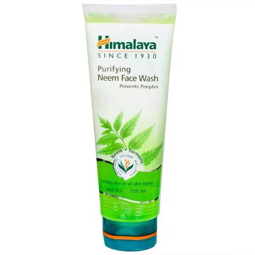 Himalaya Anti Acne treatment Neem facial cleanser Purifying Turmeric Face Wash Ayurvedic oil control Face Care Keep skin pure
Himalaya Anti Acne treatment Neem facial cleanser Purifying Turmeric Face Wash Ayurvedic oil control Face Care Keep skin pure