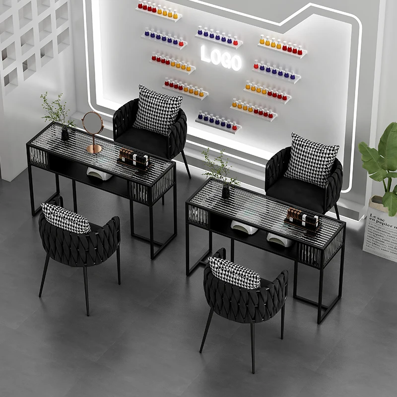 Accessories Kawaii Nail Table Desk Workstation Beauty Barbershop Nail Table Nordic Reception Tavolo Unghie Manicure Furniture
Accessories Kawaii Nail Table Desk Workstation Beauty Barbershop Nail Table Nordic Reception Tavolo Unghie Manicure Furniture