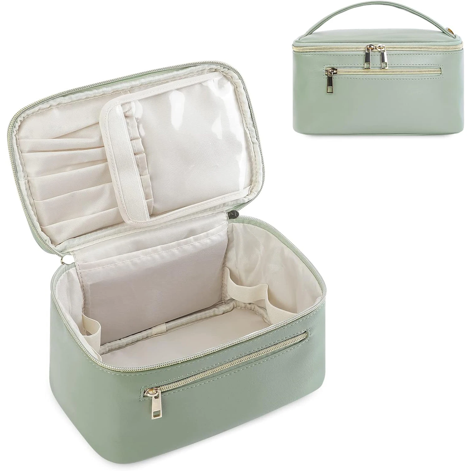 Soft Eco Vegan Leather Travel Gym Make Up Organizer Large Capacity Storage Premium PU Cosmetic Brush Bags Beauty Case
Soft Eco Vegan Leather Travel Gym Make Up Organizer Large Capacity Storage Premium PU Cosmetic Brush Bags Beauty Case