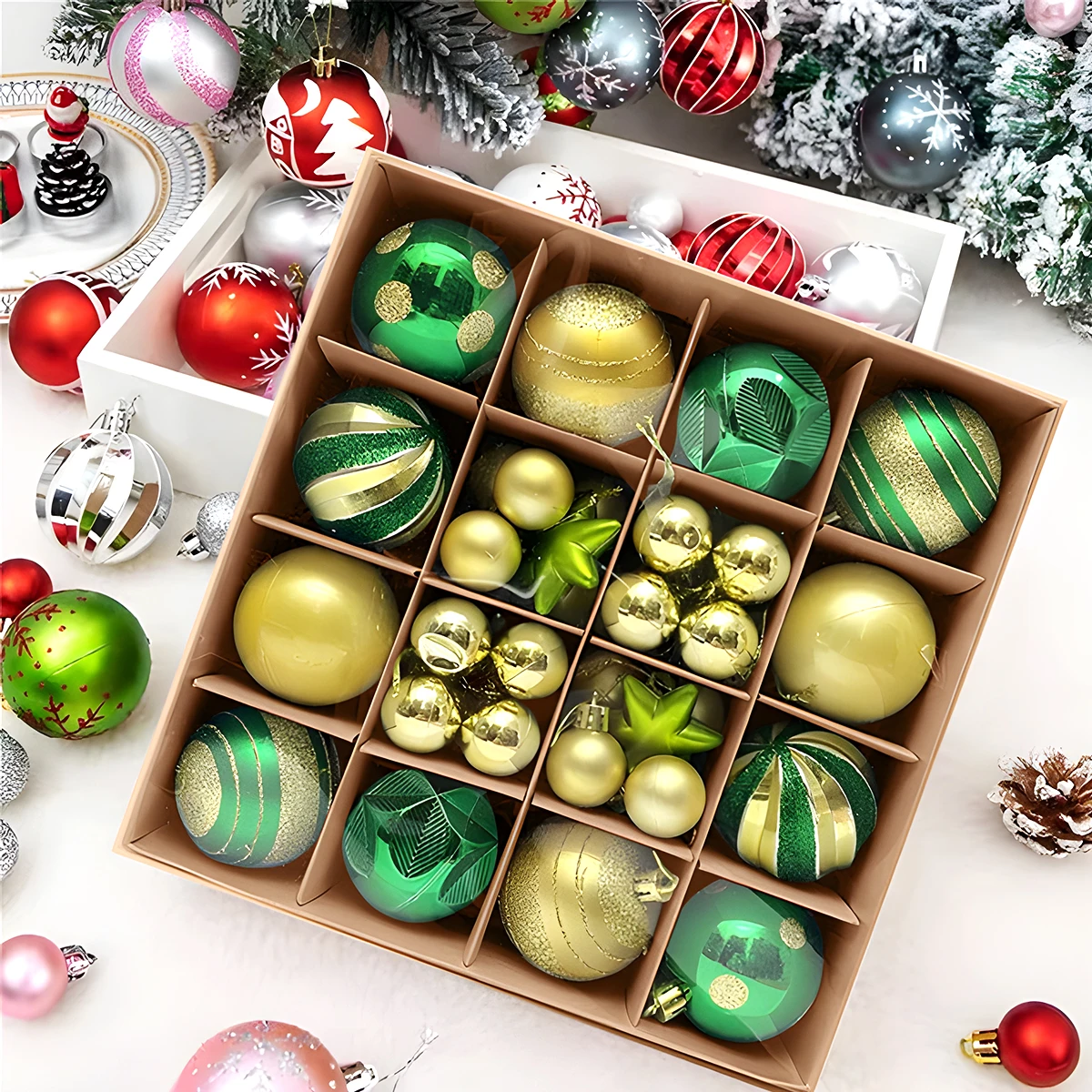 Christmas Ball Set Merry Christmas Decorations 2023 Xmas Tree Decorations Hanging Pendants Navidad Ornaments New Year 2024
Christmas Ball Set Merry Christmas Decorations 2023 Xmas Tree Decorations Hanging Pendants Navidad Ornaments New Year 2024
