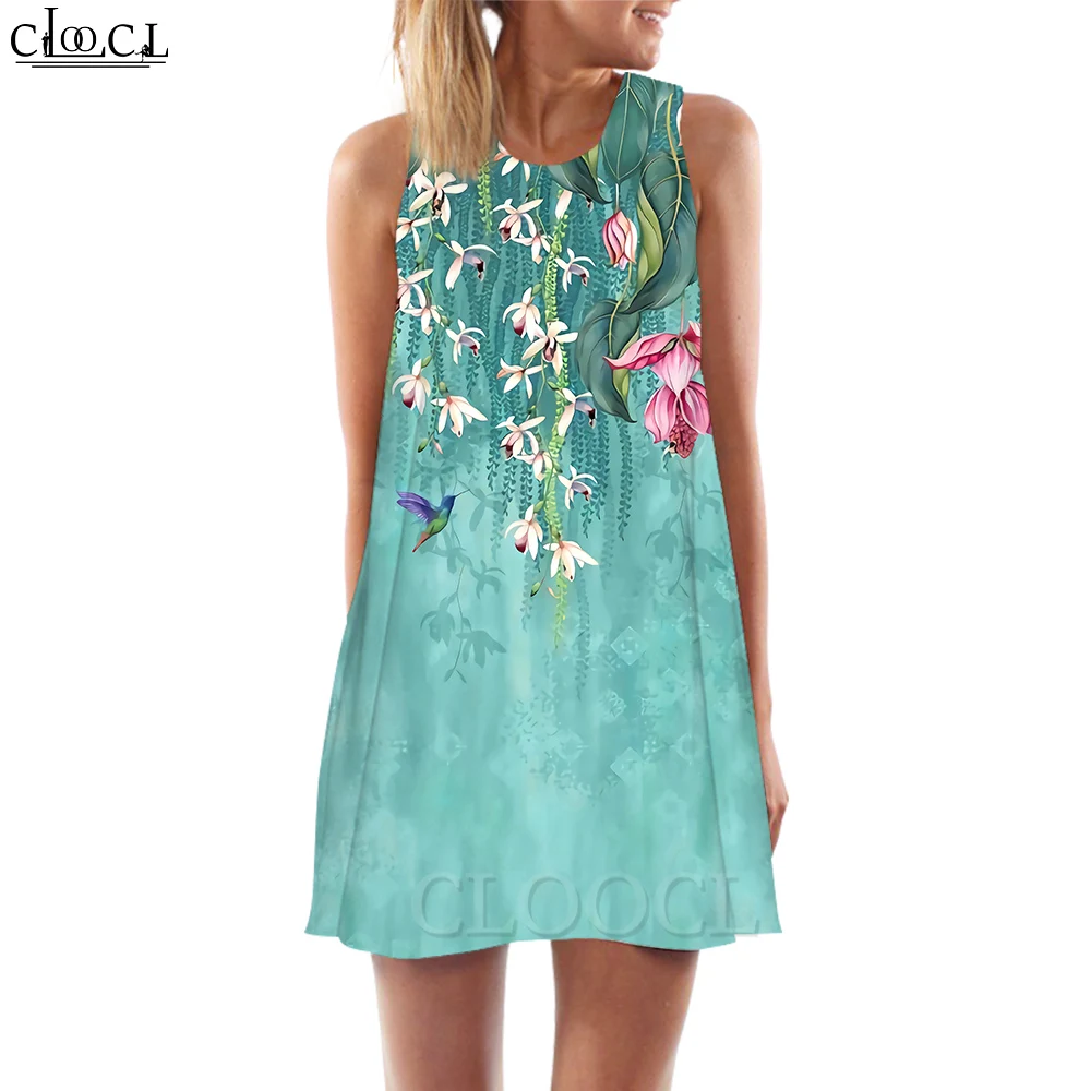 CLOOCL New Fashion Women Tank Dress Wonderland Garden Pattern 3D Printed Loose Waist Sleeveless Dress Summer Beach Style
CLOOCL New Fashion Women Tank Dress Wonderland Garden Pattern 3D Printed Loose Waist Sleeveless Dress Summer Beach Style