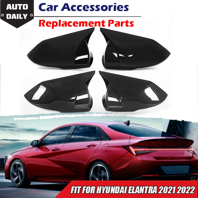 Rhyming Rear View Mirror Trim Cover Carbon Pattern Glossy Black Housing Car Accessories Fit For Hyundai Elantra 2021 2022
Rhyming Rear View Mirror Trim Cover Carbon Pattern Glossy Black Housing Car Accessories Fit For Hyundai Elantra 2021 2022